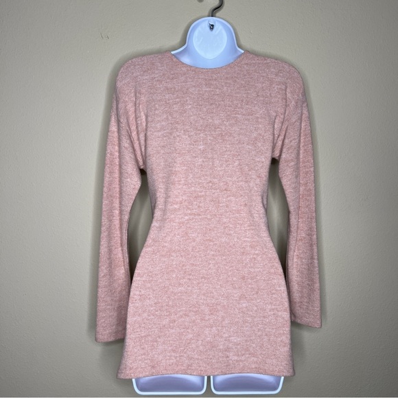 J CREW Pink Reversible V-Back Long-Sleeve Tunic - H9770 - Sz XXS - Picture 11 of 15